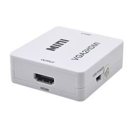Mini Μετατροπέας VGA σε HDMI με ήχο (VGA2HDMI) - ΑΝΑΛΩΣΙΜΑ DVB-T & A/V, Δορυφορικά | HD Video Converters - Μετατροπείς σήματος HDMI στο Stereopark