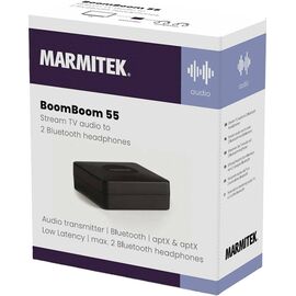 ​Μετατροπέας Marmitek BoomBoom 55 HD, Audio transmitter | Bluetooth | aptX Adaptive | aptX Low Latency | simultaneously connect max. 2 Bluetooth receivers - Bluetooth Πομπός  στο Stereopark